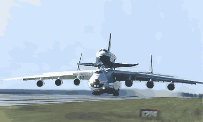 plane flapping it's wings